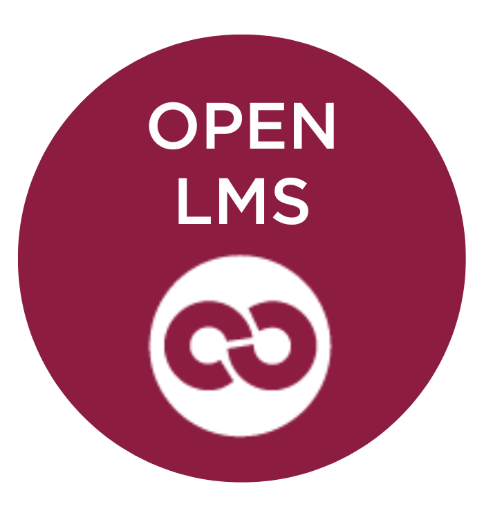 Button to access Open LMS when clicked.