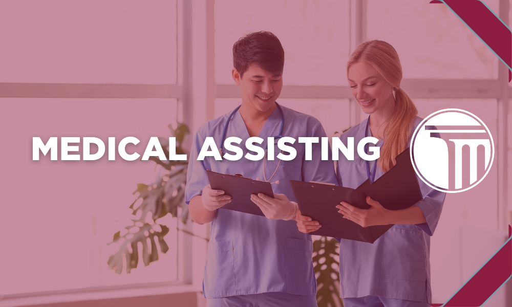 Banner that reads "Medical Assisting".