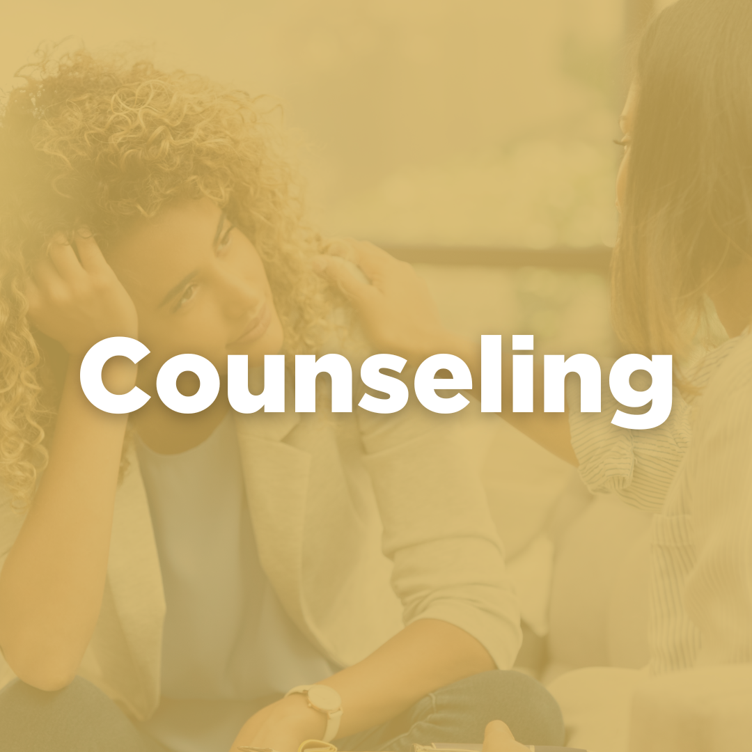 Button to access the counseling page when clicked.