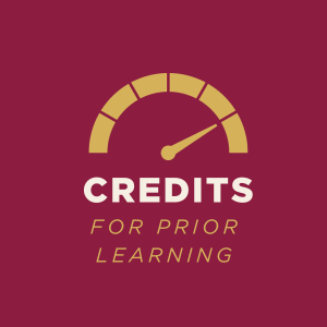 Click the graphic to learn more about credits for prior learning.
