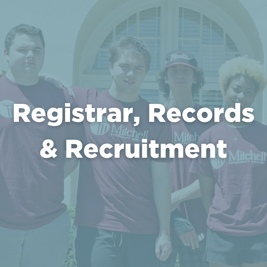 Button to access the Registrar, Records & Recruitment page when clicked.