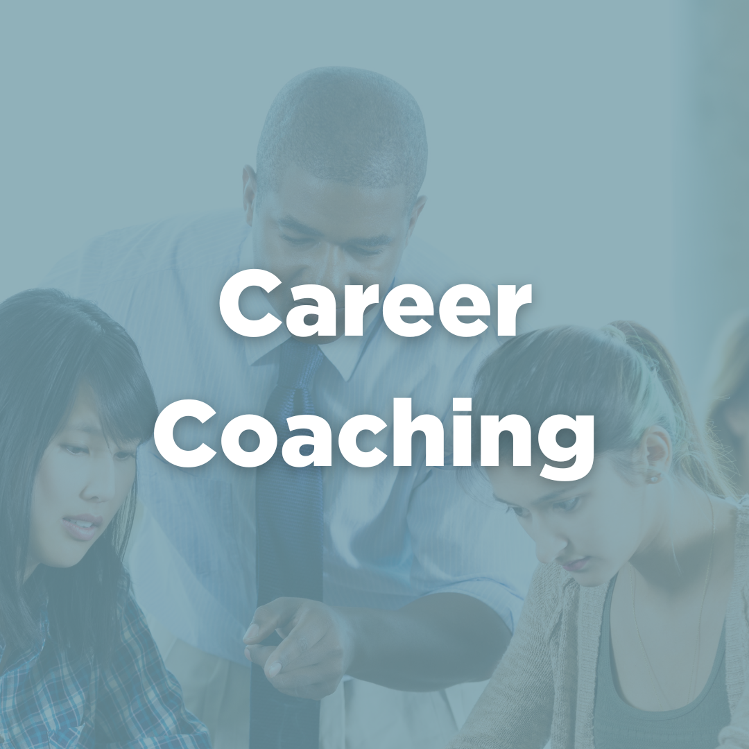Graphic that reads 'Career Coaching".