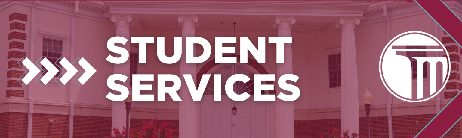Banner that reads "Student Services".