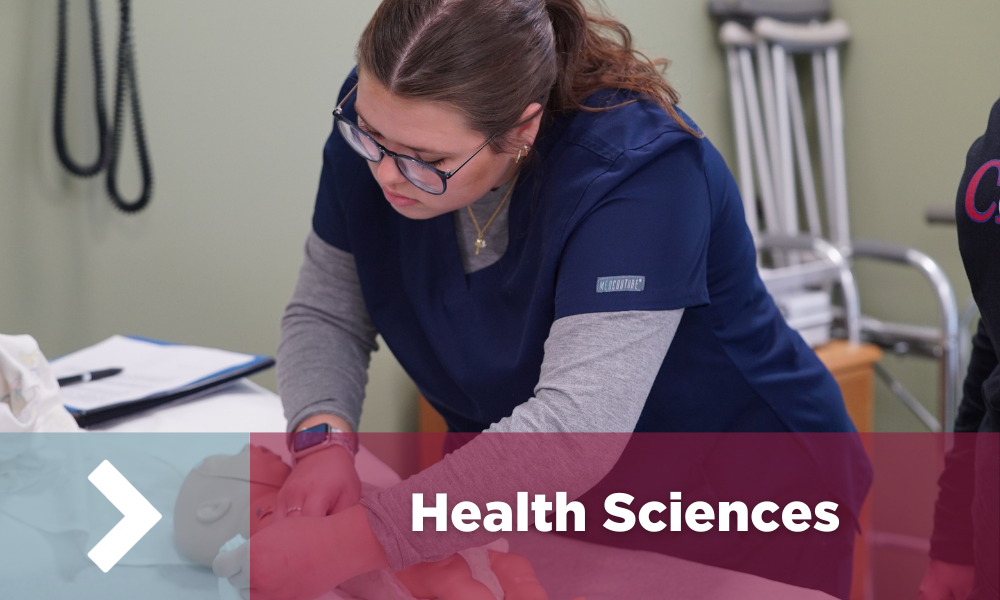 Click this image to access information about Health Sciences.