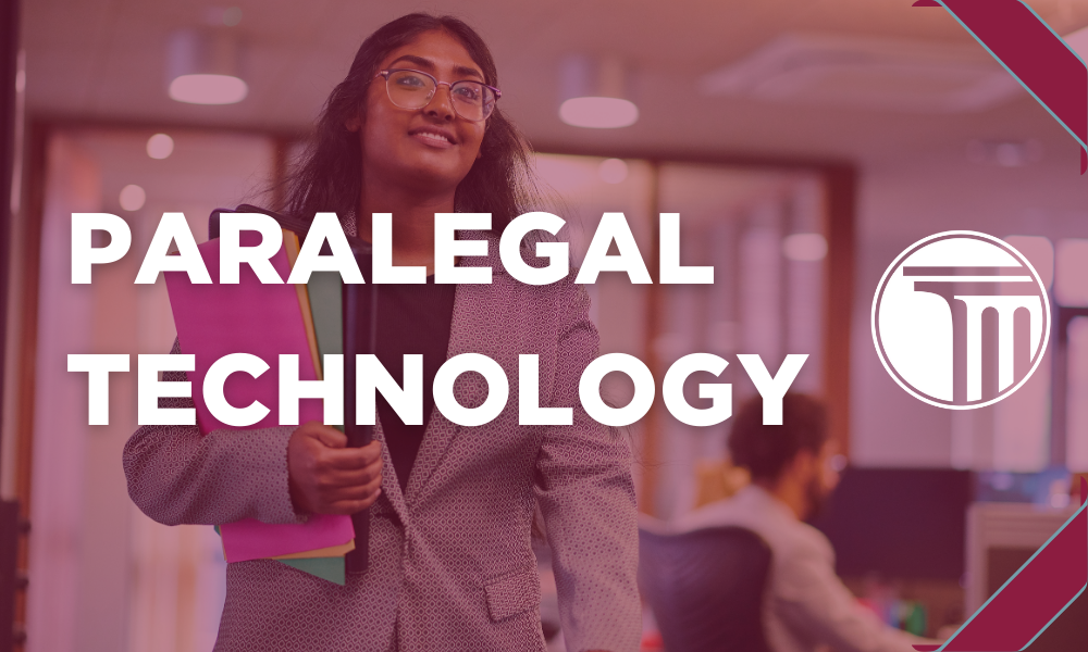 Banner that reads "Paralegal Technology".
