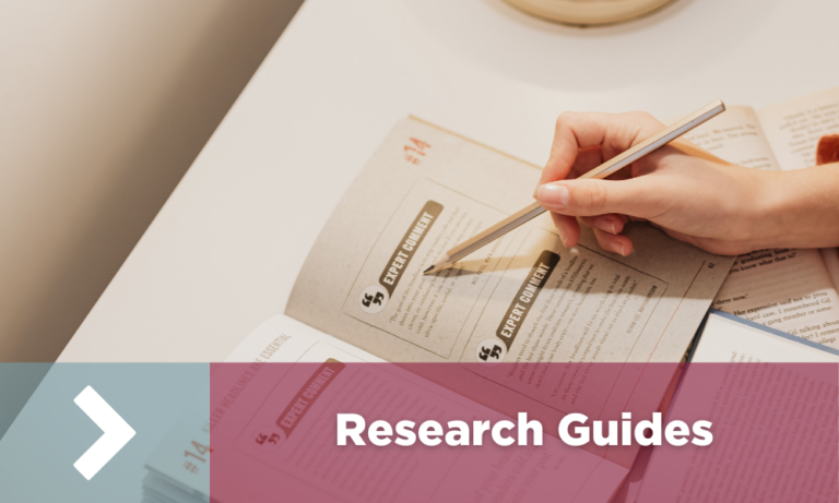 Click this image to access the library's research guides.