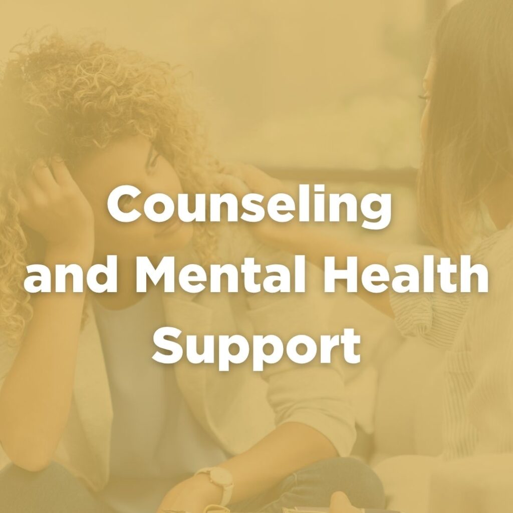 This is an image button for Counseling and Mental Health Support