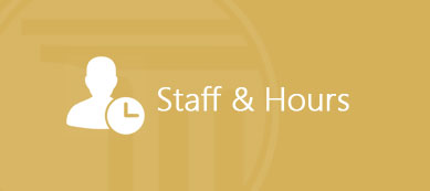Staff & Hours Information Button